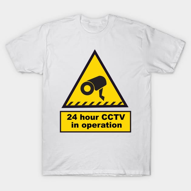 24 Hour CCTV in Operation T-Shirt by nickemporium1